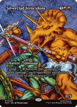 Silverclad Ferocidons (Borderless) [Teenage Mutant Ninja Turtles Eternal-Legal]