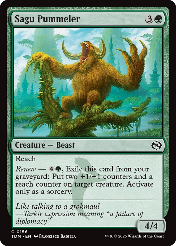 Sagu Pummeler [Tarkir: Dragonstorm] | PLUS EV GAMES 