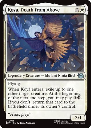 Koya, Death from Above [Teenage Mutant Ninja Turtles]