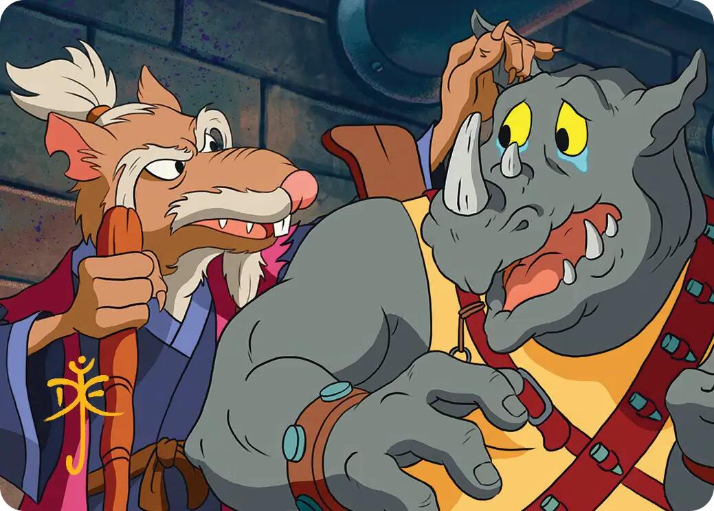 Splinter's Technique Art Card (Gold-Stamped Signature) [Teenage Mutant Ninja Turtles Art Series] | PLUS EV GAMES 