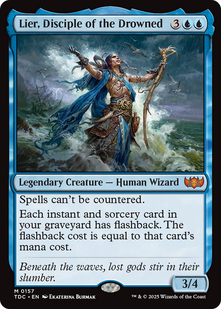 Lier, Disciple of the Drowned [Tarkir: Dragonstorm Commander] | PLUS EV GAMES 