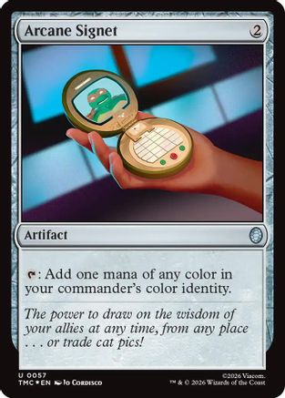 Arcane Signet (Surge Foil) [Teenage Mutant Ninja Turtles Commander]