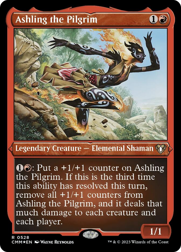 Ashling the Pilgrim (Foil Etched) [Commander Masters] | PLUS EV GAMES 