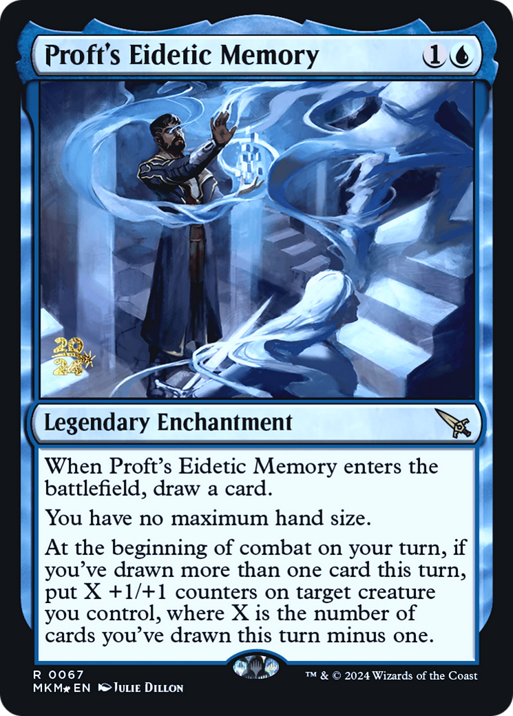 Proft's Eidetic Memory [Murders at Karlov Manor Prerelease Promos] | PLUS EV GAMES 