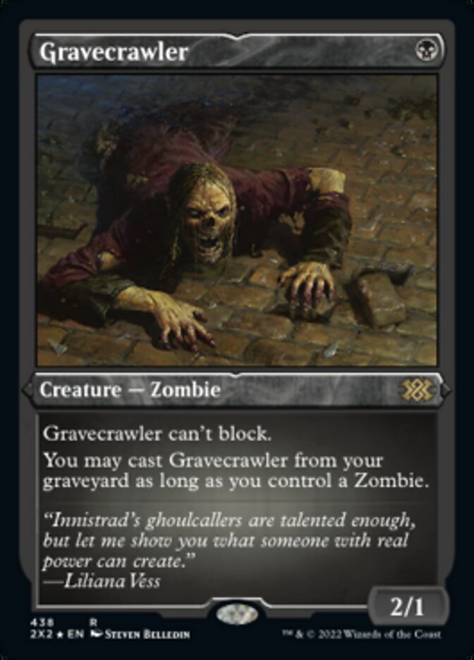 Gravecrawler (Foil Etched) [Double Masters 2022] | PLUS EV GAMES 