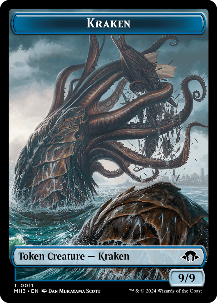 Kraken // Energy Reserve Double-Sided Token [Modern Horizons 3 Tokens] | PLUS EV GAMES 