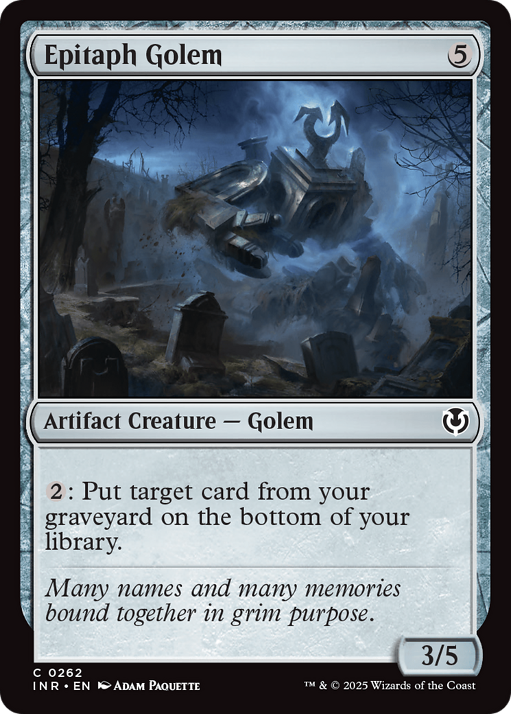 Epitaph Golem [Innistrad Remastered] | PLUS EV GAMES 