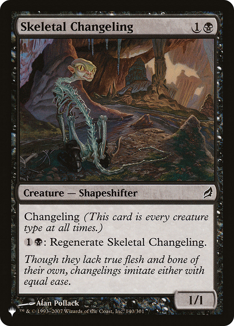 Skeletal Changeling [The List Reprints] | PLUS EV GAMES 