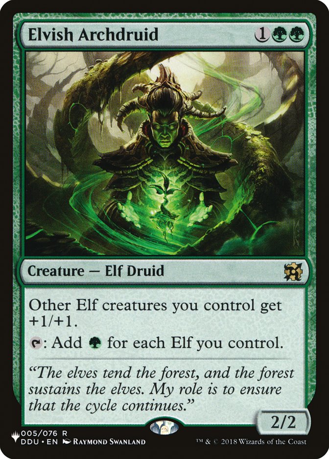 Elvish Archdruid [The List] | PLUS EV GAMES 