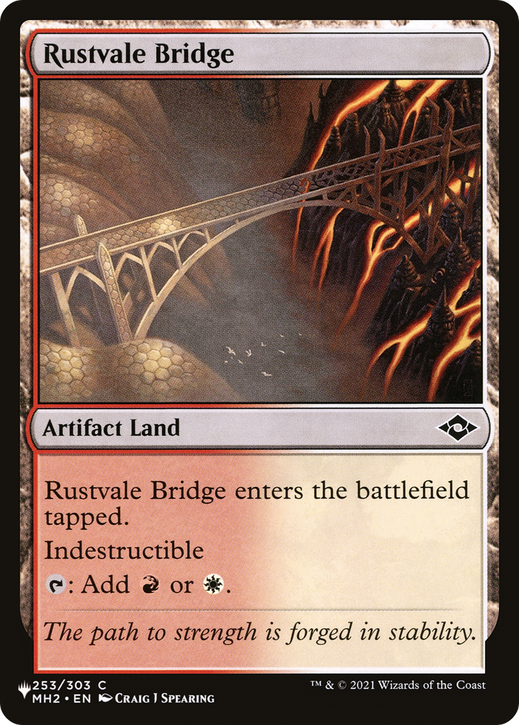 Rustvale Bridge [The List Reprints] | PLUS EV GAMES 