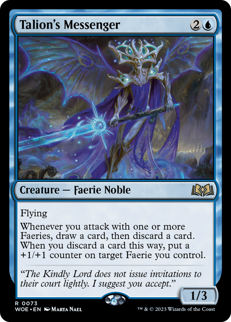 Talion's Messenger (Promo Pack) [Wilds of Eldraine Promos] | PLUS EV GAMES 