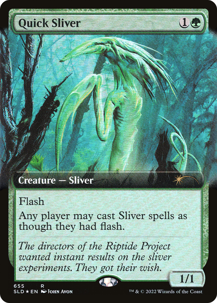 Quick Sliver (Extended Art) [Secret Lair Drop Promos] | PLUS EV GAMES 
