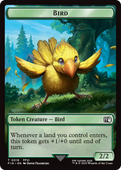 Hero (0007) // Bird (0016) Double-Sided Token [FINAL FANTASY Tokens] | PLUS EV GAMES 