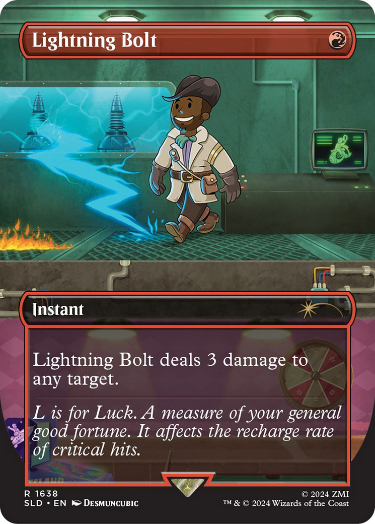 Lightning Bolt (1638) (Rainbow Foil) [Secret Lair Drop Series] | PLUS EV GAMES 