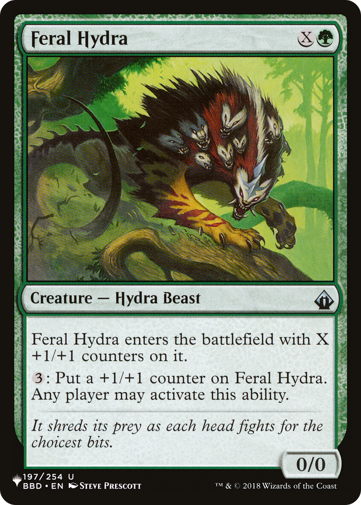 Feral Hydra [The List Reprints] | PLUS EV GAMES 