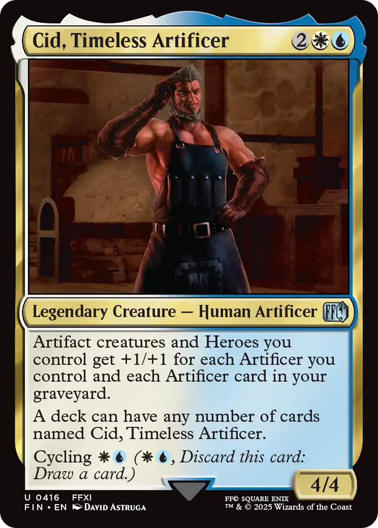 Cid, Timeless Artificer (0416) [FINAL FANTASY] | PLUS EV GAMES 