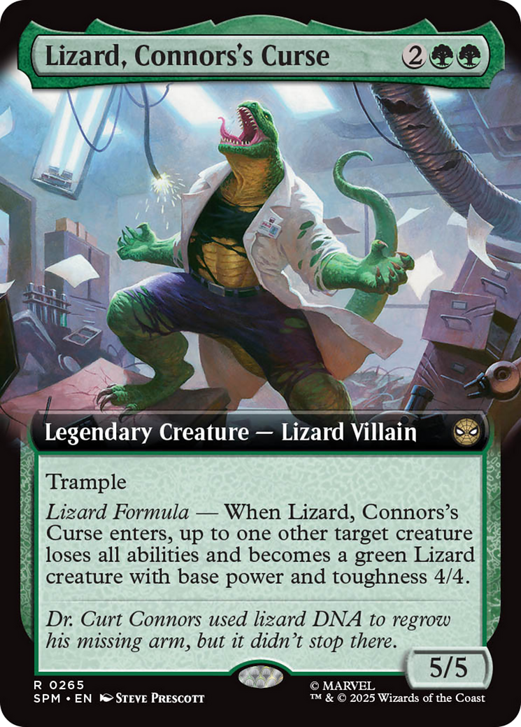 Lizard, Connors's Curse (Extended Art) [Marvel's Spider-Man] | PLUS EV GAMES 