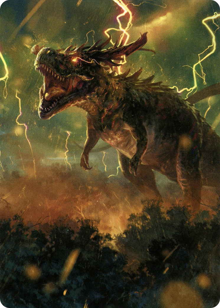 Thrasta, Tempest's Roar Art Card (42) [Modern Horizons 2 Art Series] | PLUS EV GAMES 