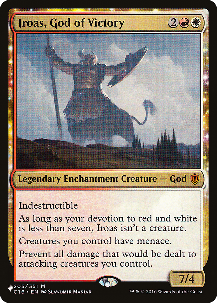 Iroas, God of Victory [The List Reprints] | PLUS EV GAMES 