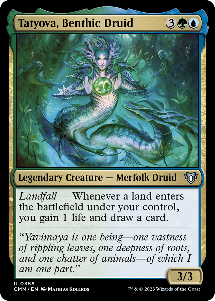 Tatyova, Benthic Druid [Commander Masters] | PLUS EV GAMES 