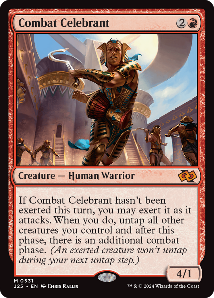 Combat Celebrant [Foundations Jumpstart] | PLUS EV GAMES 