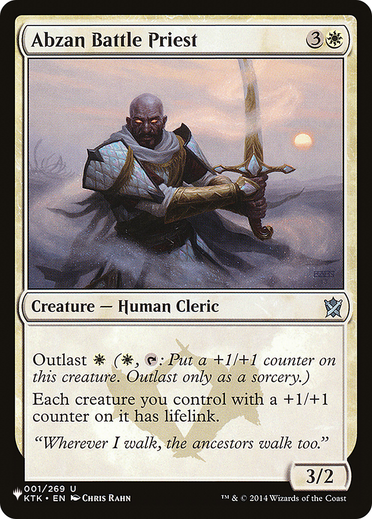 Abzan Battle Priest [The List Reprints] | PLUS EV GAMES 