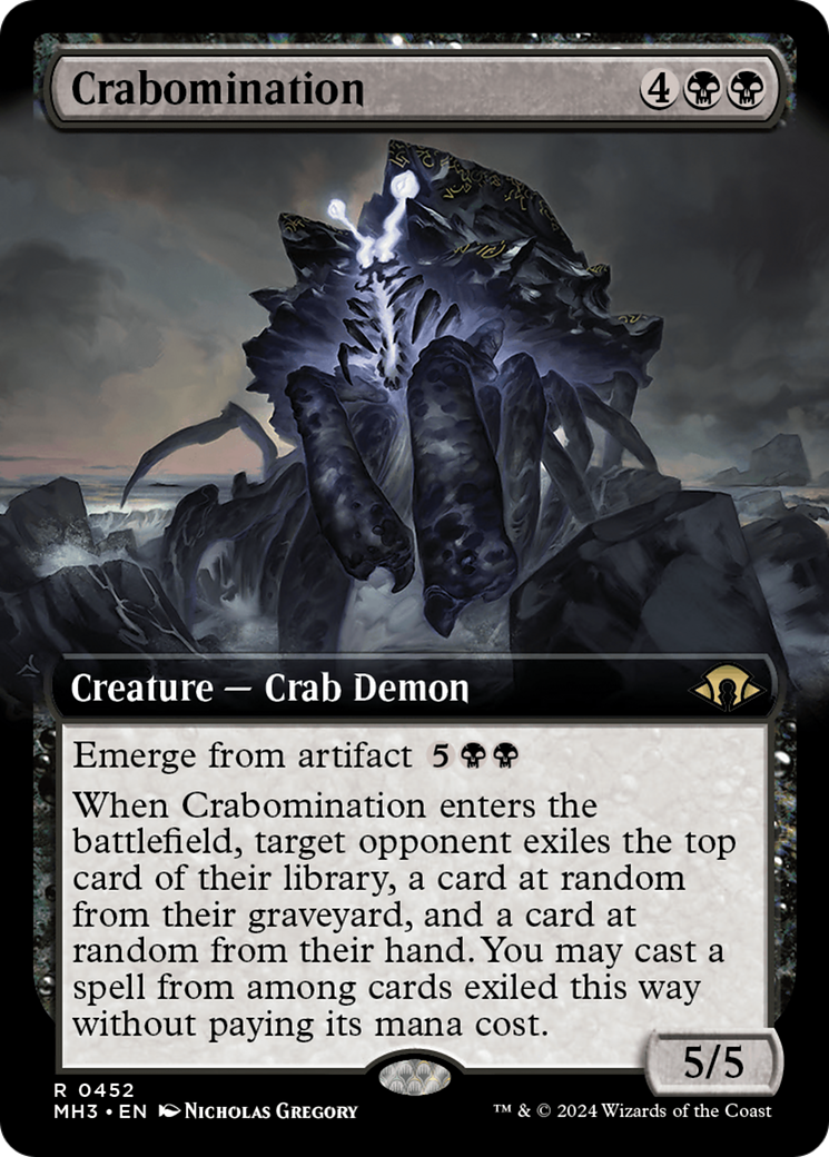 Crabomination (Extended Art) [Modern Horizons 3] | PLUS EV GAMES 