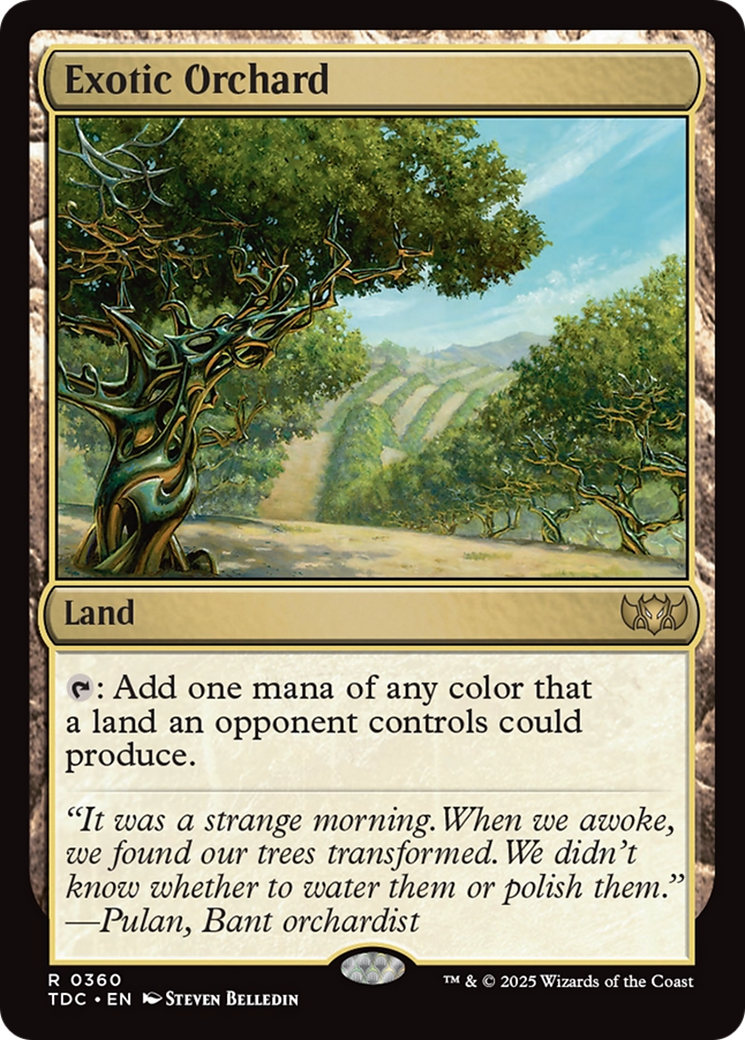 Exotic Orchard [Tarkir: Dragonstorm Commander] | PLUS EV GAMES 