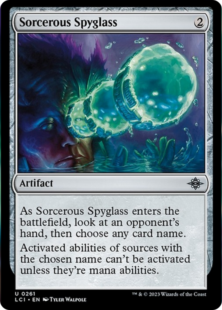 Sorcerous Spyglass [The Lost Caverns of Ixalan] | PLUS EV GAMES 