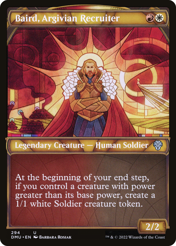 Baird, Argivian Recruiter (Showcase) [Dominaria United]