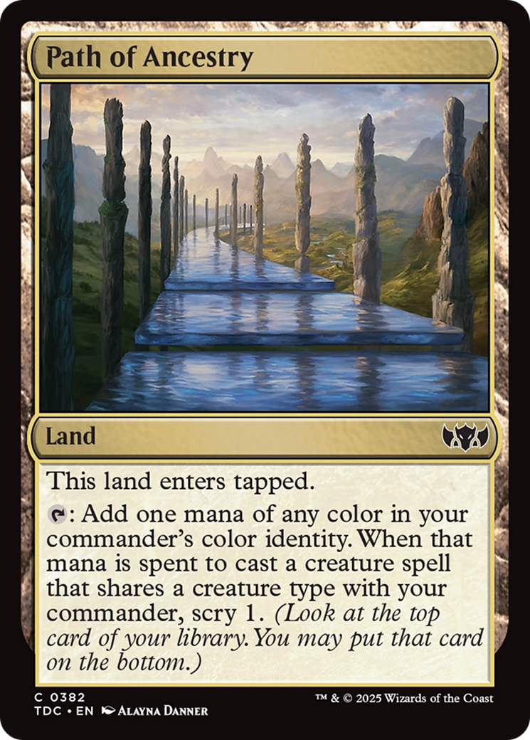 Path of Ancestry [Tarkir: Dragonstorm Commander] | PLUS EV GAMES 