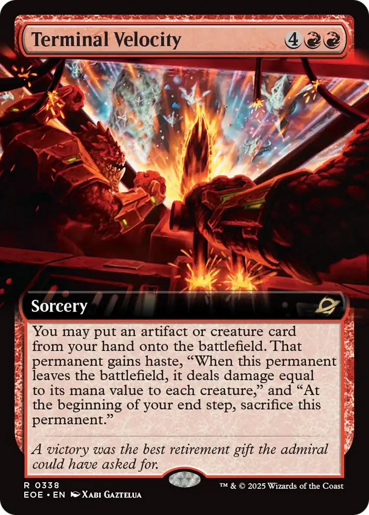 Terminal Velocity (Extended Art) [Edge of Eternities] | PLUS EV GAMES 