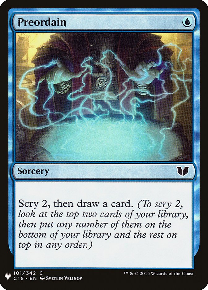 Preordain [Mystery Booster] | PLUS EV GAMES 