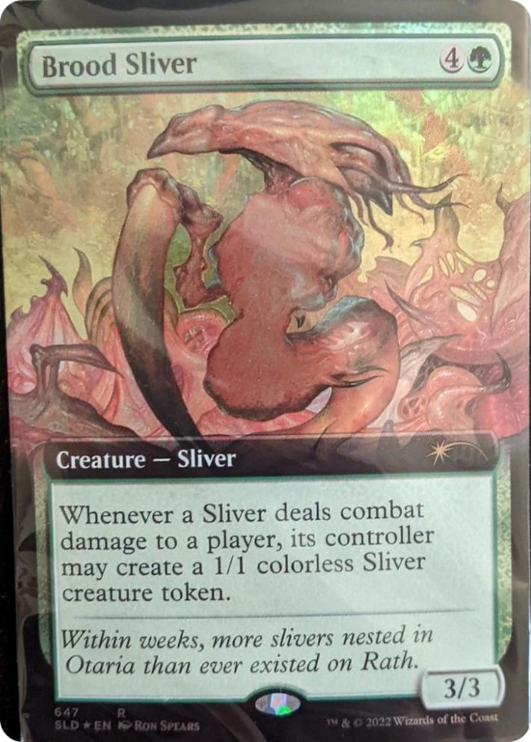 Brood Sliver (Extended Art) [Secret Lair Drop Promos] | PLUS EV GAMES 