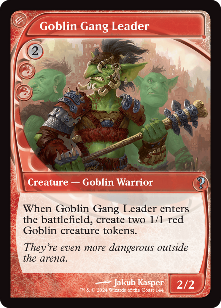 Goblin Gang Leader (Future Sight) [Mystery Booster 2] | PLUS EV GAMES 