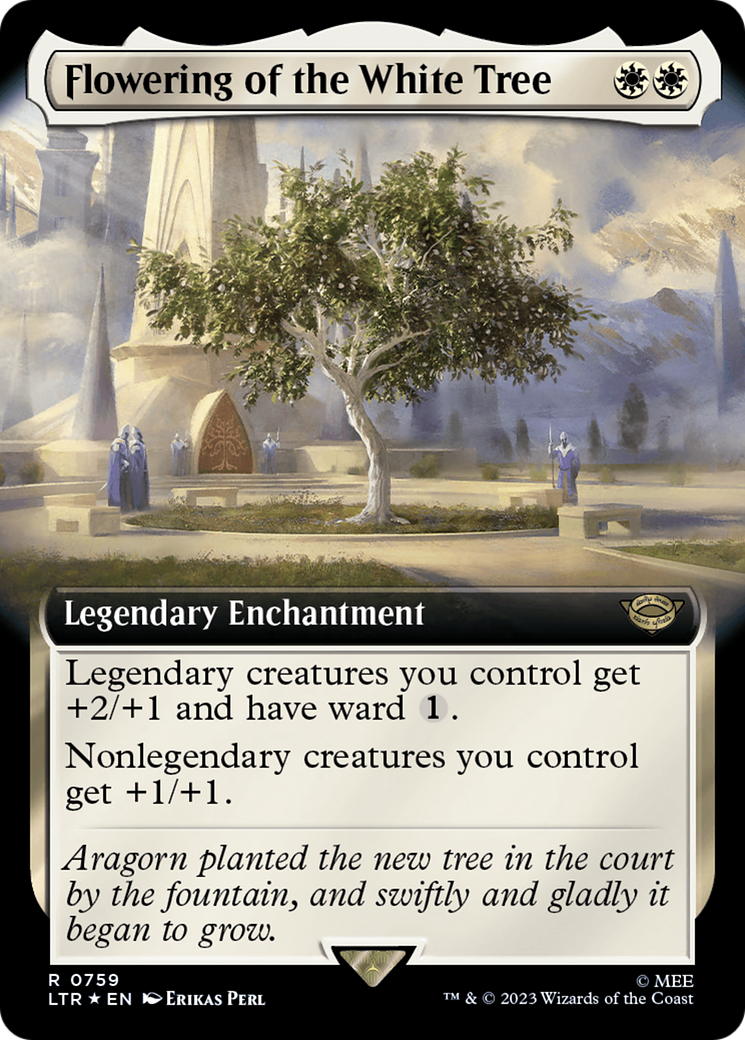 Flowering of the White Tree (Extended Art) (Surge Foil) [The Lord of the Rings: Tales of Middle-Earth] | PLUS EV GAMES 