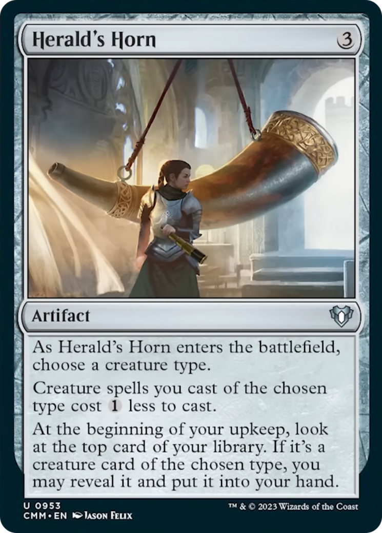 Herald's Horn [Commander Masters] | PLUS EV GAMES 