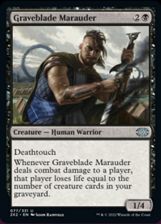 Graveblade Marauder [Double Masters 2022] | PLUS EV GAMES 