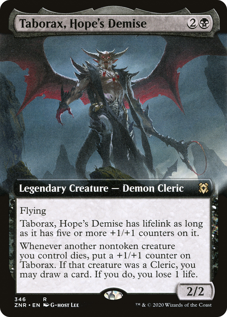 Taborax, Hope's Demise (Extended) [Zendikar Rising Extended Art]