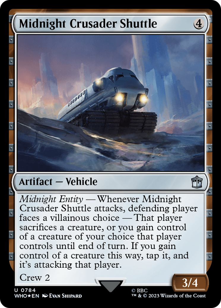 Midnight Crusader Shuttle (Surge Foil) [Doctor Who] | PLUS EV GAMES 