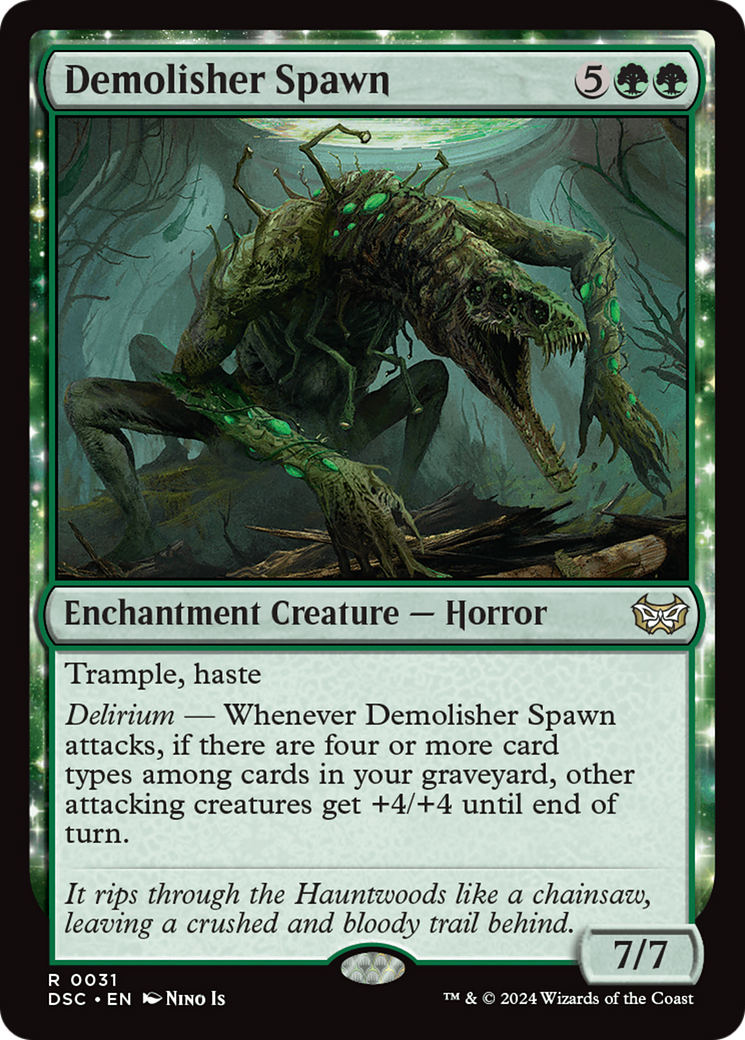 Demolisher Spawn [Duskmourn: House of Horror Commander] | PLUS EV GAMES 