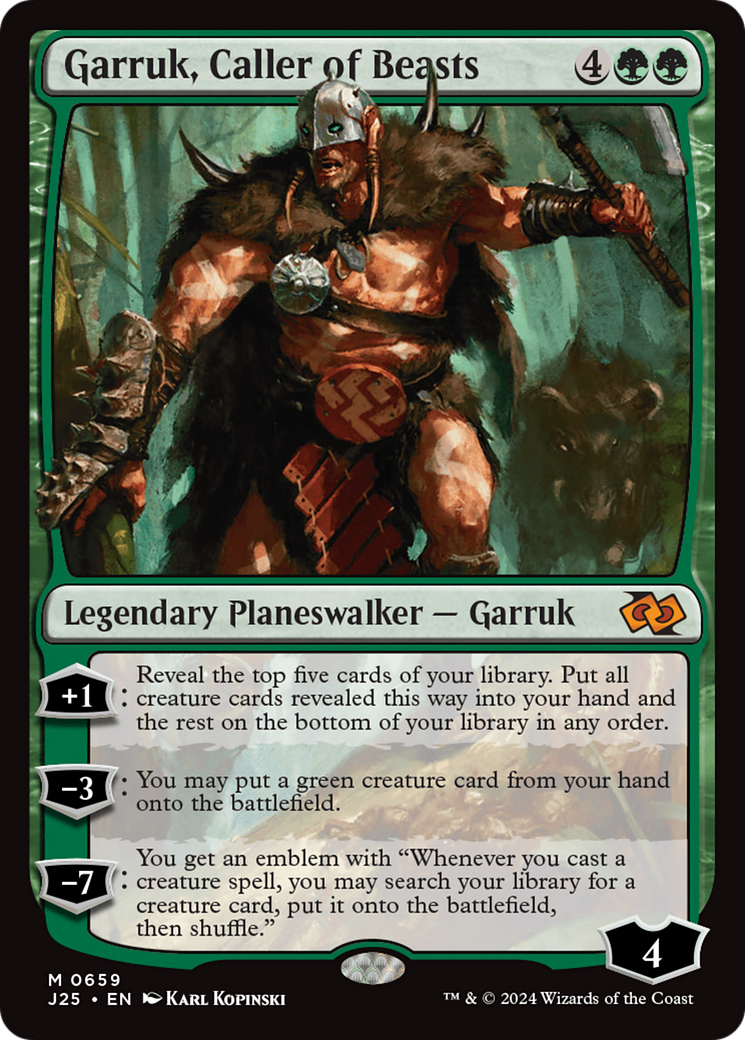 Garruk, Caller of Beasts [Foundations Jumpstart] | PLUS EV GAMES 