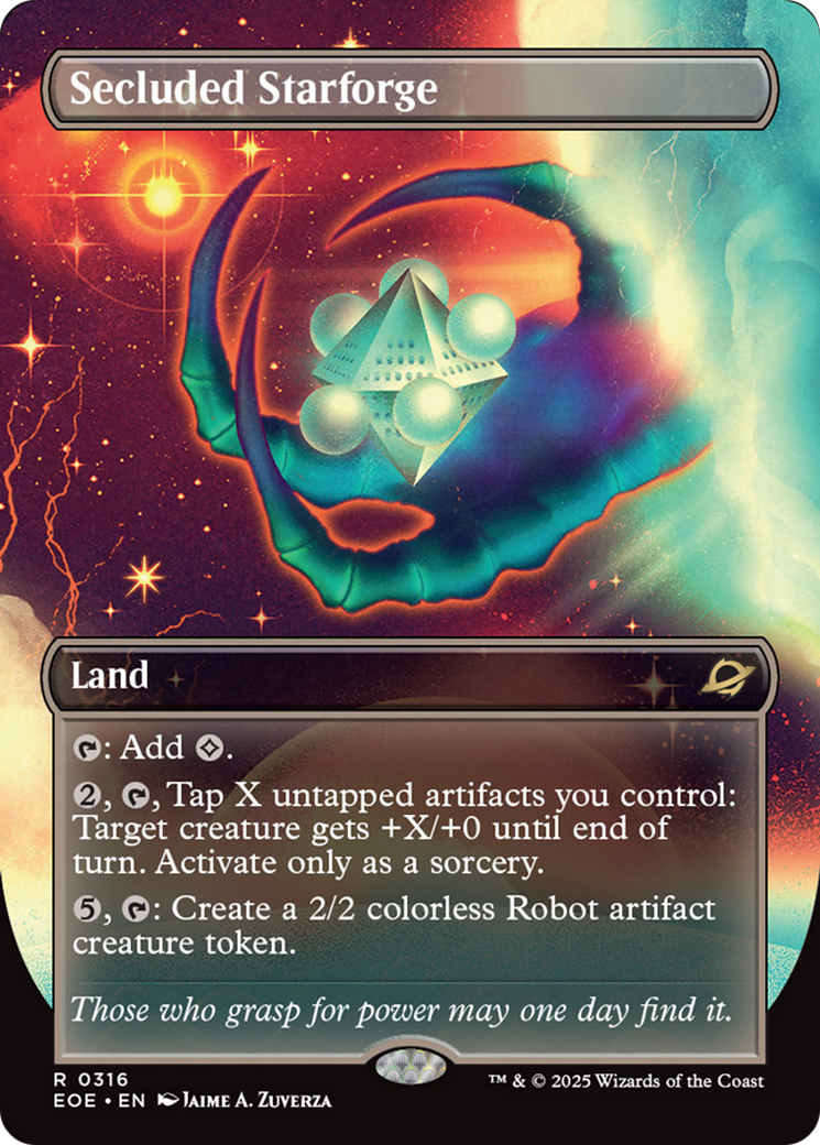 Secluded Starforge (Borderless) [Edge of Eternities] | PLUS EV GAMES 