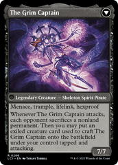 Throne of the Grim Captain // The Grim Captain [The Lost Caverns of Ixalan Prerelease Cards] | PLUS EV GAMES 