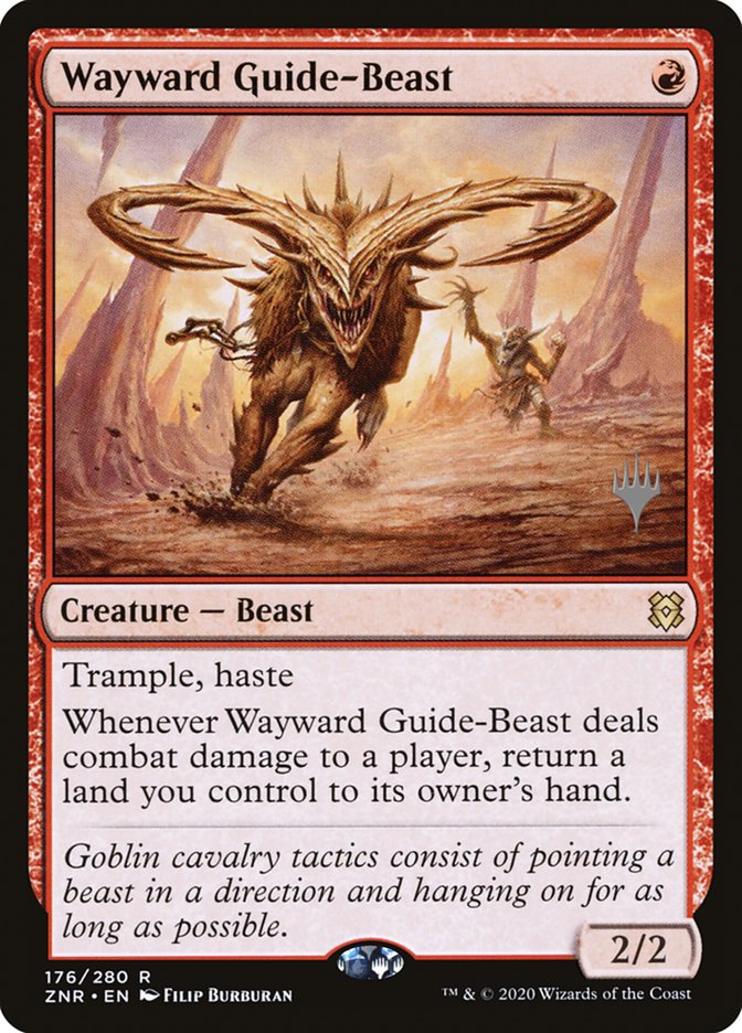 Wayward Guide-Beast (Promo Pack) [Zendikar Rising Promos] | PLUS EV GAMES 