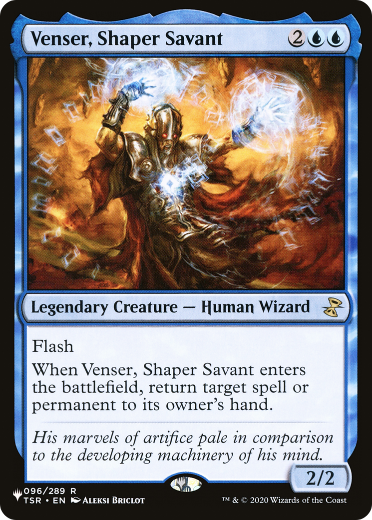 Venser, Shaper Savant [The List] | PLUS EV GAMES 