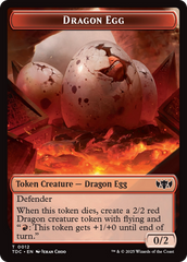 Dragon Egg // Dragon (0013) Double-Sided Token [Tarkir: Dragonstorm Commander Tokens] | PLUS EV GAMES 