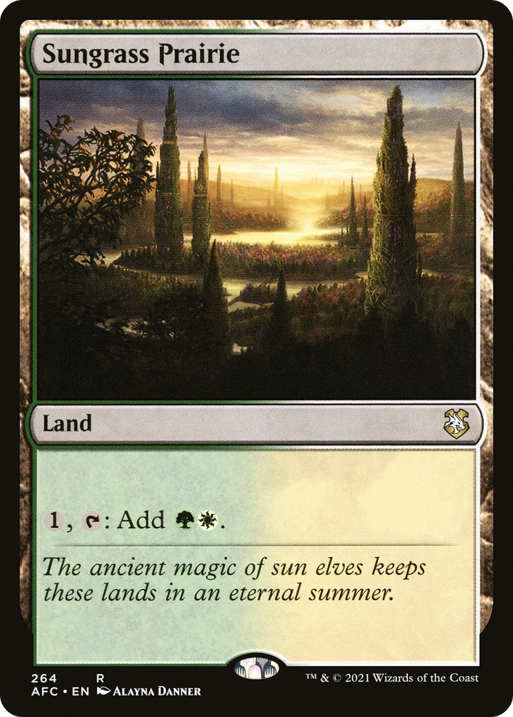 Sungrass Prairie [Dungeons & Dragons: Adventures in the Forgotten Realms Commander]