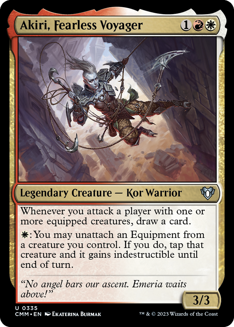 Akiri, Fearless Voyager [Commander Masters] | PLUS EV GAMES 