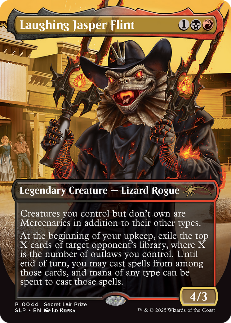 Laughing Jasper Flint [Secret Lair Showdown] | PLUS EV GAMES 